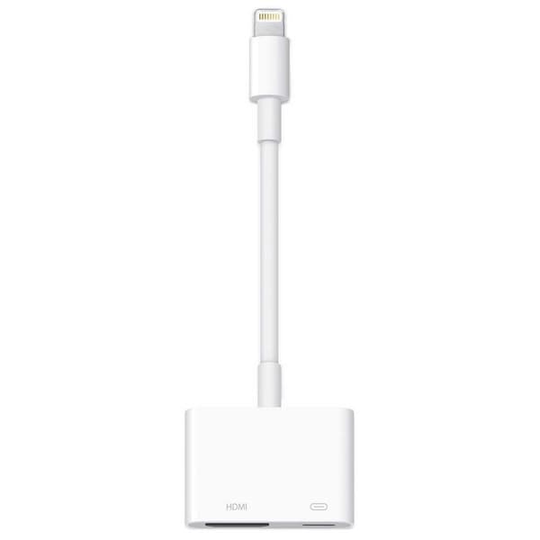Apple Lightning To Av Digital Adapter Hvid