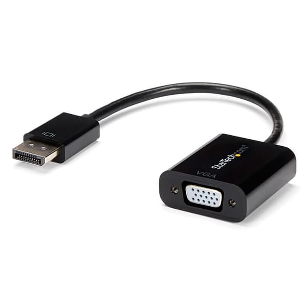 Startech Adapter-displayport To Vga-1920x1200 Sort