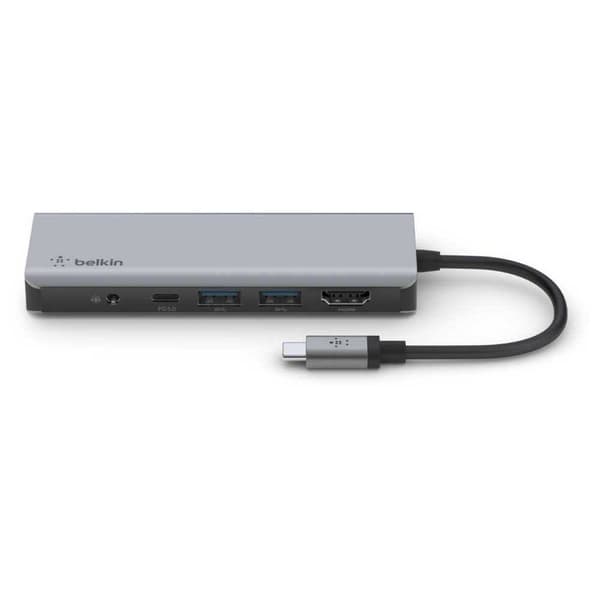 Belkin Sovitin Usb C Harmaa