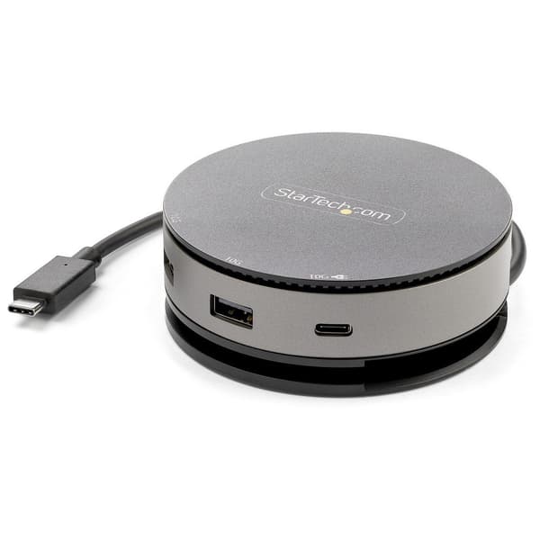 Startech Station Usb-c/hdmi/displayport/vgam Sort,Søvfarvet