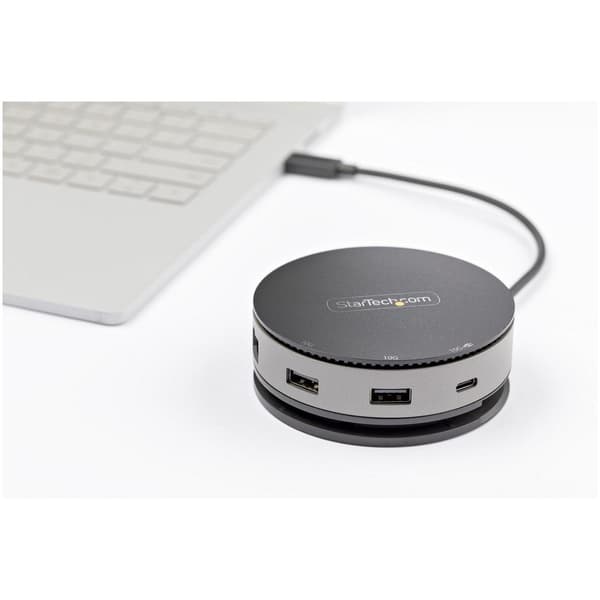 Startech Station Usb-c/hdmi/displayport/vgam Sort,Søvfarvet