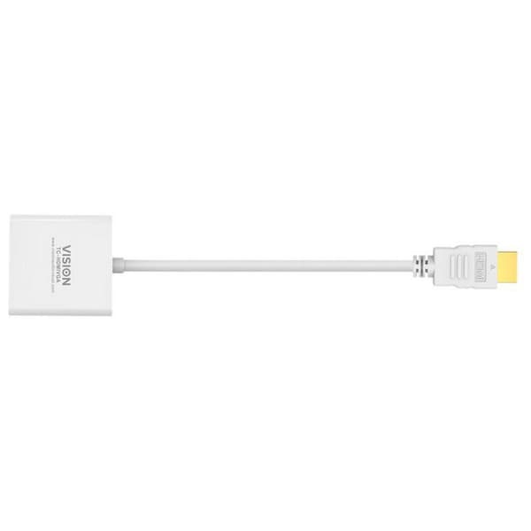 Vision Adapter Techconnect Hdmi-vga M/f 23 Cm Hvid