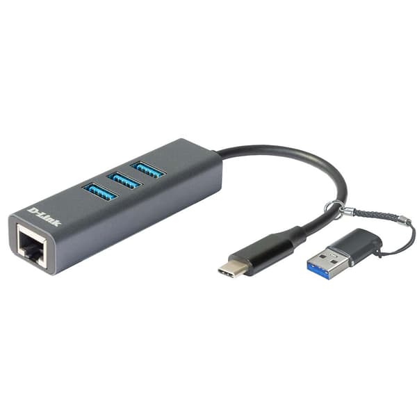 D-link Usb-c Till Rj Dub-2332 45 Adapter Silver