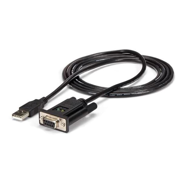 Startech Usb To Null Modem Serial Dce Adapter Musta