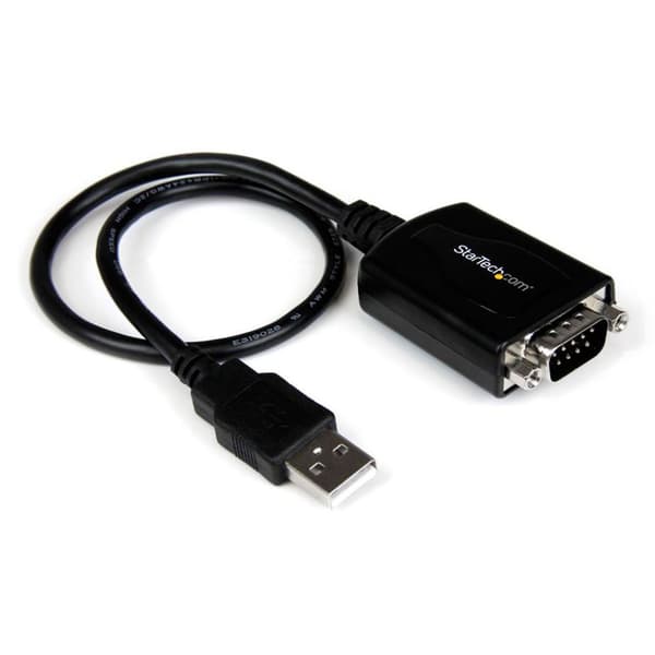 Startech 30cm Usb To Serial Db9 Adapter Cable Sort Sort