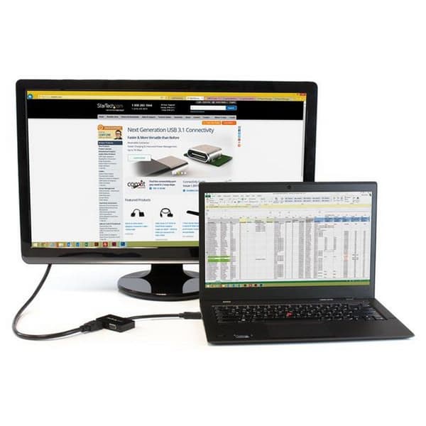 Startech Displayport To Hdmi Vga Adapter Svart