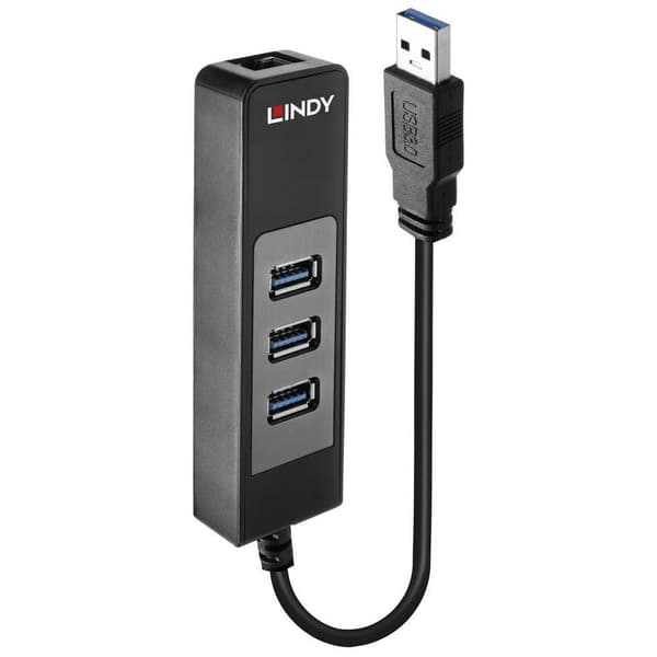 Lindy Till Ethernet-adapter Usb 3.0 Svart