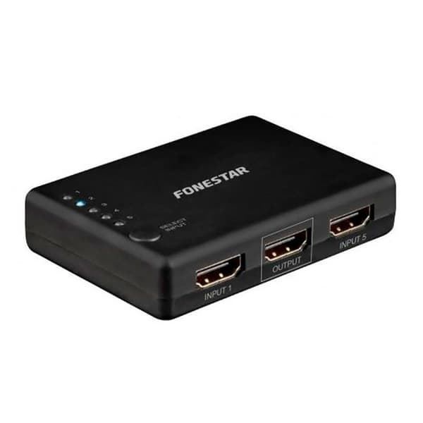 Fonestar Sistemas Hdmi-kytkin Fo-22sw51 5p Musta