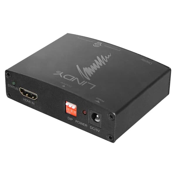 Lindy 4k Audio Audio Extraktor Svart