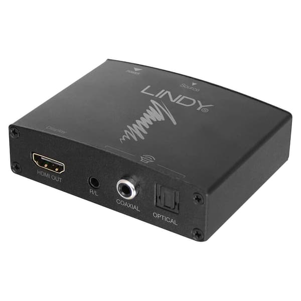 Lindy 4k Audio Audio Extraktor Svart
