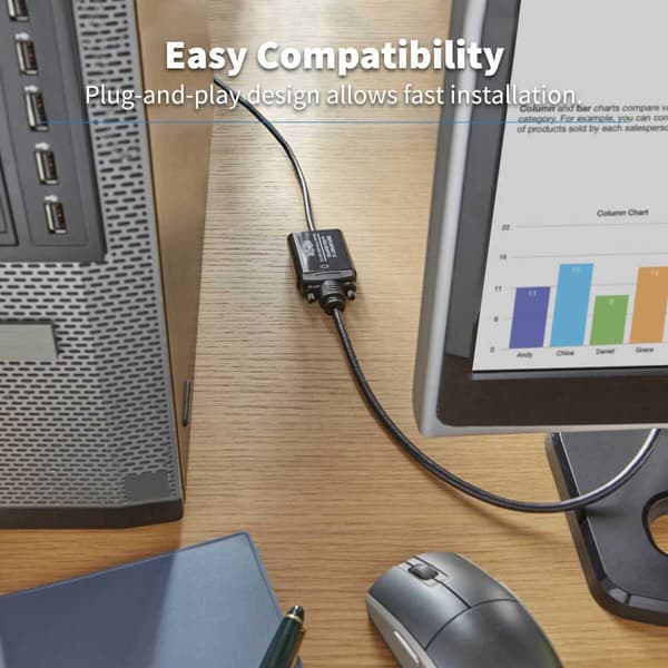 Eaton Displayport Till Vga-adapter P134-06n-vga-v2 Silver