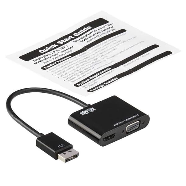 Eaton Displayport Til Vga-adapter P136-06n-hv-v2 Sort