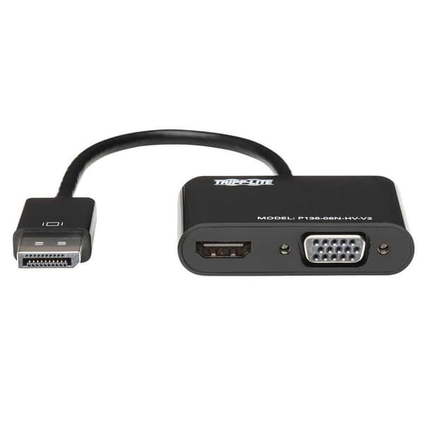 Eaton Displayport Til Vga-adapter P136-06n-hv-v2 Sort