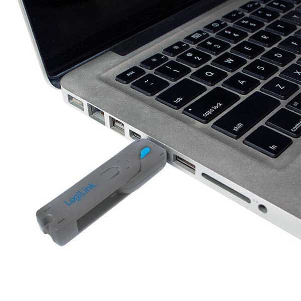 Logilink Låsadapter Usb Silver