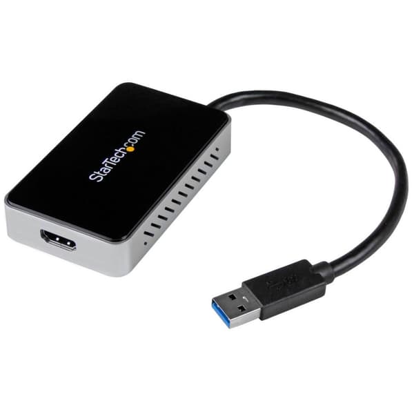 Startech Adapter. Usb 3.0 Hdmi Hdmi + 1-port Usb Hub Sort Sort