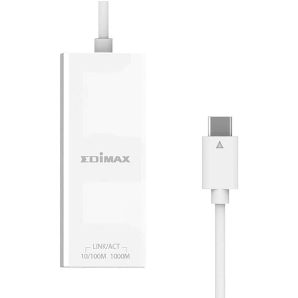Edimax Usb-c Till Ethernet-adapter Eu-4306c Durchsichtig