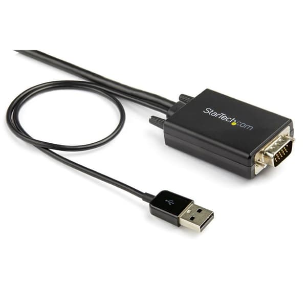 Startech Adapter Vga To Hdmi 2 M (6.6 Ft.) Sort