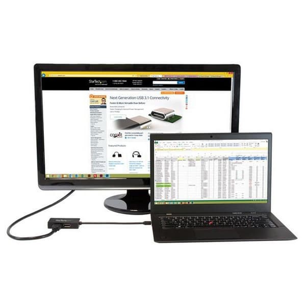 Startech Mini Displayport To Displayport Dvi Hdmi Adapter Musta
