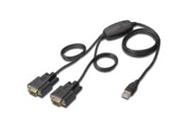 Digitus USB 2.0 to 2x RS232 Cable