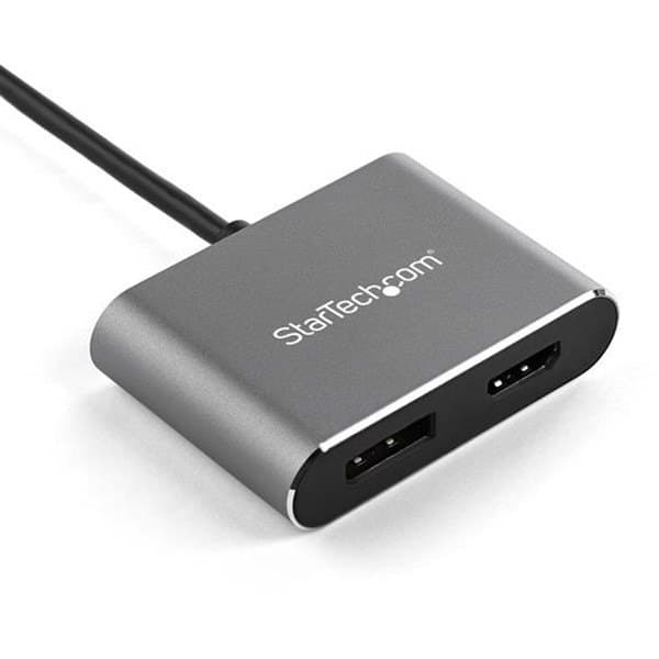 Startech Usb-c Multiport Video Adapter To Hdmi/displayport Svart