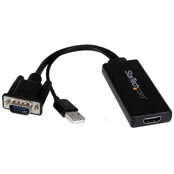 Startech Vga To Hdmi Adapter With Usb Svart