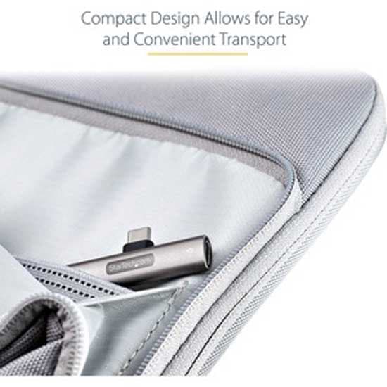 Startech Cdp 2capdm Usb-c/jack 3.5 Mm Til Usb-c/jack 3.5 Mm Adapter Søvfarvet