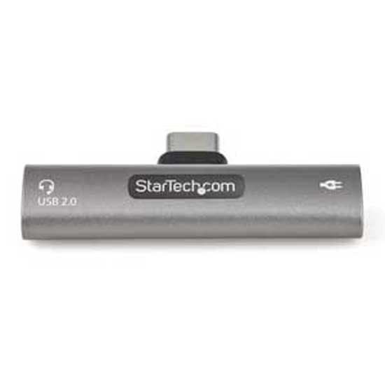 Startech Cdp 2capdm Usb-c/jack 3.5 Mm Til Usb-c/jack 3.5 Mm Adapter Søvfarvet