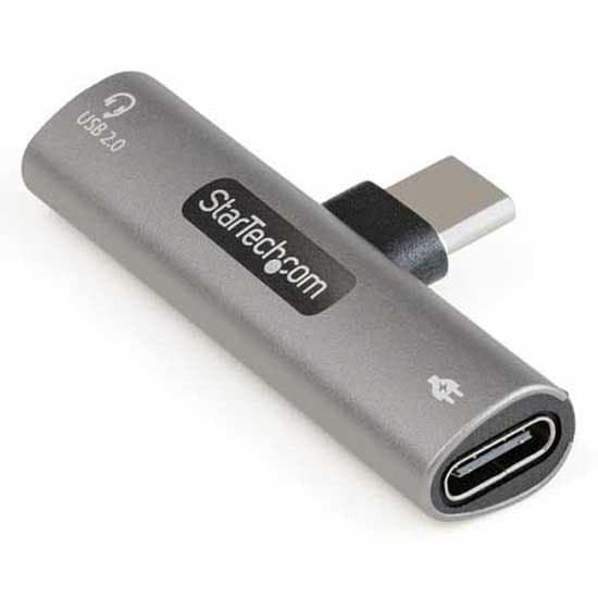 Startech Cdp 2capdm Usb-c/jack 3.5 Mm Til Usb-c/jack 3.5 Mm Adapter Søvfarvet