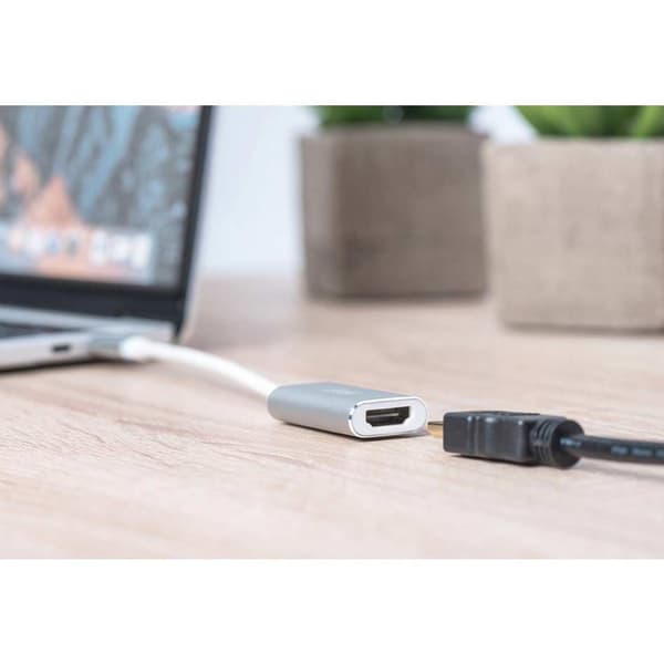 Digitus Usb C Til Adapter Hdmi M/f 4k 30 Hz Søvfarvet