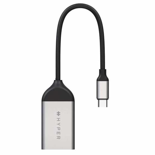Hyperx Usb-c Rj:hen Hyperdrive 45 Sovitin Hopeinen