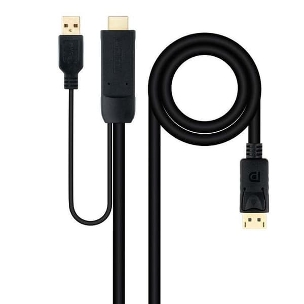 Nanocable Hdmi Til Displayport-konverter V1.2 1.8 M Transparent