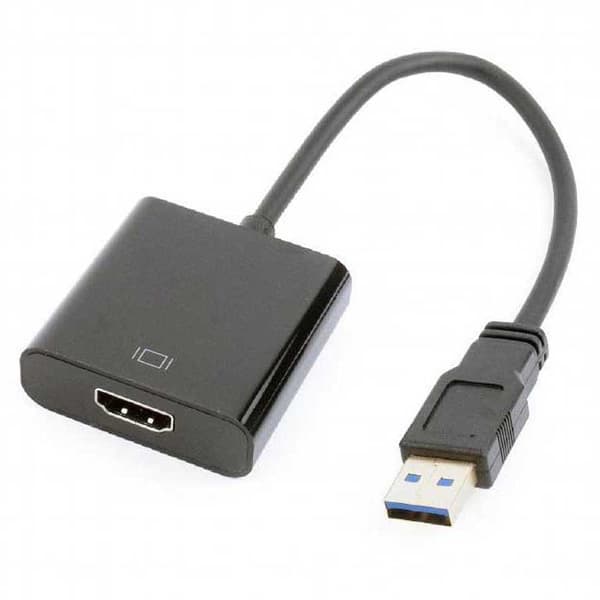Gembird Usb-a Til Hdmi-adapter A-usb3-hdmi-02 Sort Sort