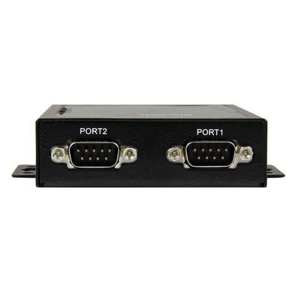 Startech Server 2x Serie Rs232 To Ip Svart