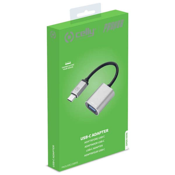 Celly Usb-c Adapter Pro Hub Usb Silver
