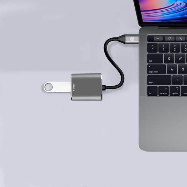 Celly Usb-c Adapter Pro Hub Usb Silver