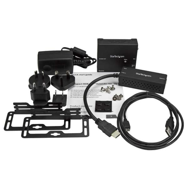 Startech Kompakt Hdmi Kit Extensor 4k Svart