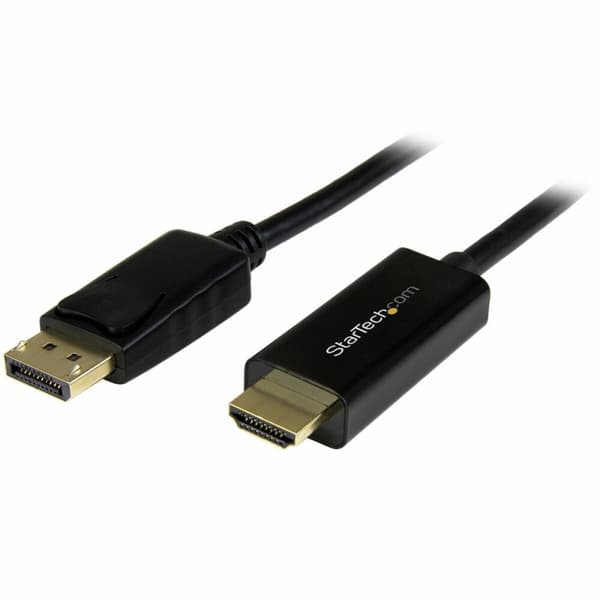 DisplayPort - HDMI-kaapeli Startech DP2HDMM2MB           (2 m) Musta