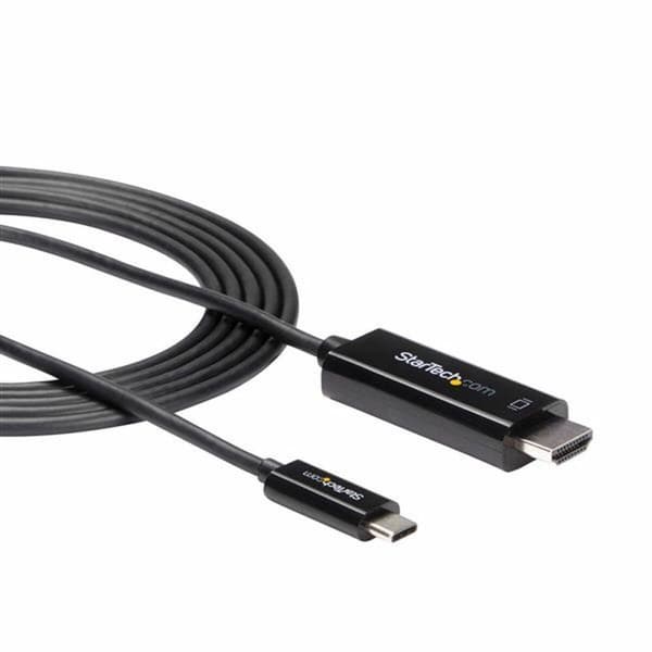 USB C til HDMI-adapter Startech CDP2HD2MBNL Sort (2 m)