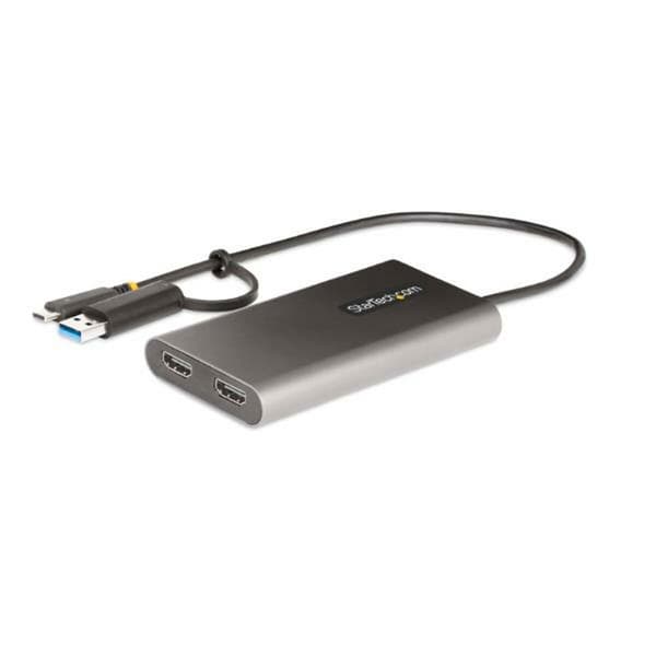 Startech Dobbelt Til Hdmi-adapter Usb-c Grå