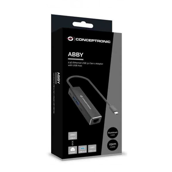 Conceptronic Usb-c Till Ethernet-adapter Abby14b