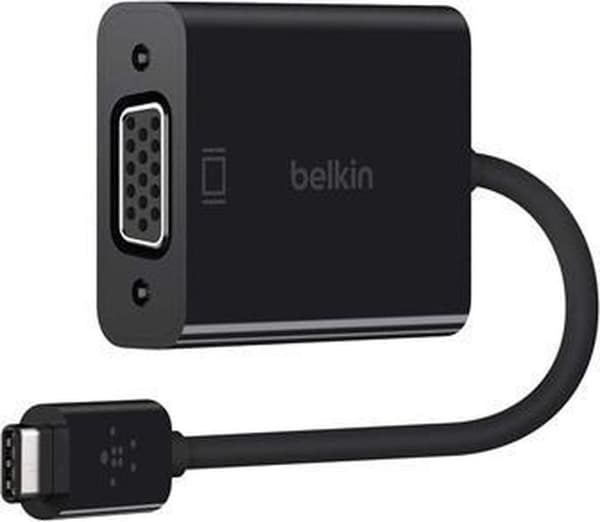 Belkin USB-C til VGA adapter Sort