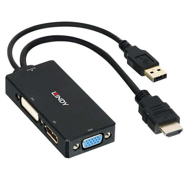 Lindy Hdmi Til Dp/dvi/vga-konverter
