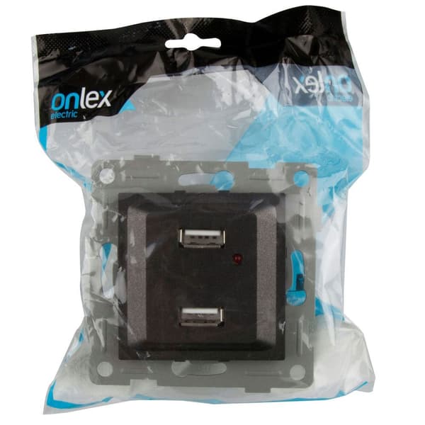 Onlex Dobbelt Usb 16a 250v