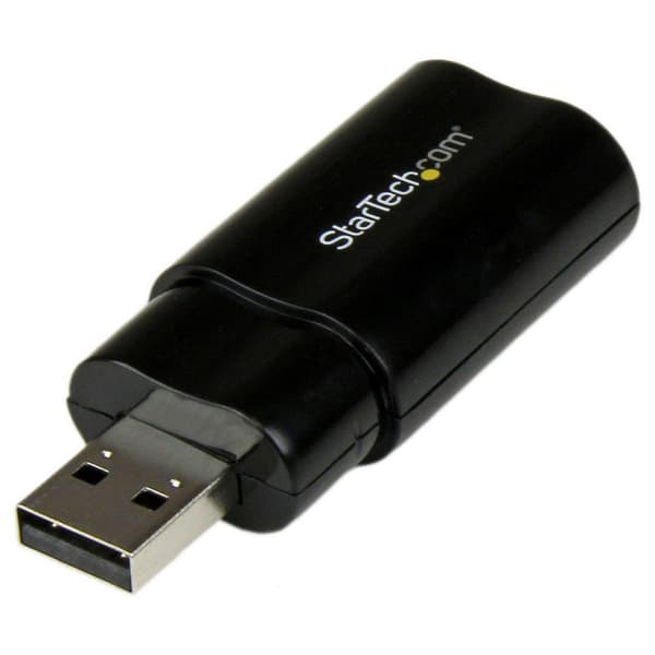 Startech Usb Till Adapter Jack 3.5 Svart
