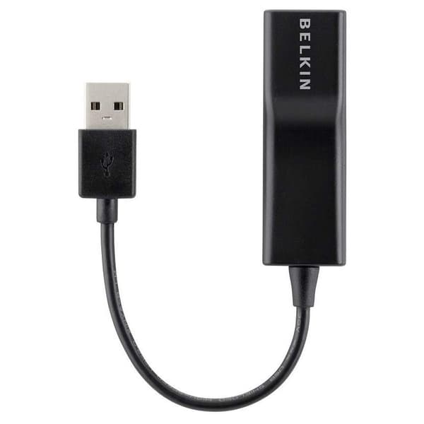 Belkin F4u047bt Usb 2.0 Ethernet Sovitin Musta
