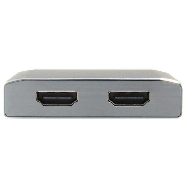 Equip Usb C Till 2xhdmi Adapter Grå