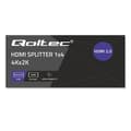 Miniatyrbild 8 av 11: Qoltec 51799 Active HDMI Splitter 4 x HDMI 4K x 2K | 6 Gb/s | 60 Hz