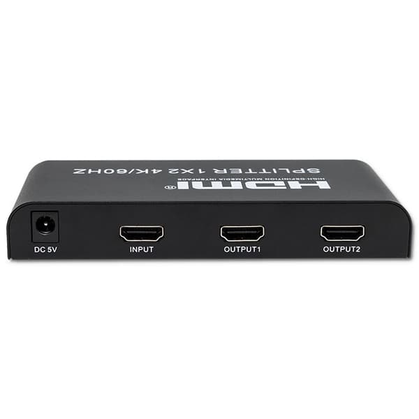 Qoltec 51797 Active HDMI Splitter 2 x HDMI 4K x 2K | 6 Gb/s | 60 Hz