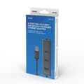 Miniatyrbild 8 av 9: Savio AK-57 USB-A - 3 x USB-A-hubb med RJ-45 Gigabit Ethernet-adapter 5000 Mbit/s grå USB 3.2 Gen 1 (3.1 Gen 1) Micro-B 5000 Mbit/s Svart