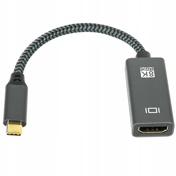 USB C til HDMI 8K ADAPTER UHD KONVERTERKABEL